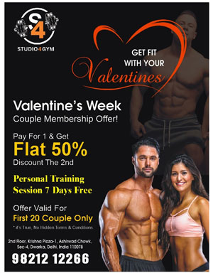 Gym Couple Membership Package, Flat 50% Off on Gym Membership, Pay for One & Get 50% OFF on Second,Personal Training Session 7 Days Free, Dwarka Best Gym in Sector 4, Best Gym near me in Dwarka Delhi