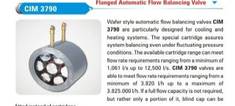 CIM 3790 Flanged Automatic Flow Balancing Valve
