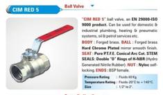 LPG CIM RED 5 Ball Valve