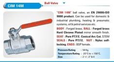 CIM RED 14M Ball Valve