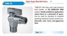 CIM 45 Right Angle Mini Ball Valve