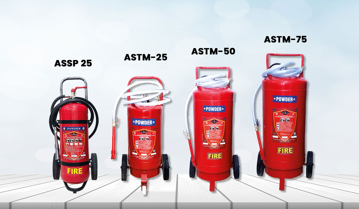 ABC/BC Powder Based Trolley Mounted Fire Extinguishers Manufacturer in Delhi, ABC/BC Powder Based Trolley Mounted Fire Extinguishers Supplier in Delhi, ABC/BC Powder Based Trolley Mounted Fire Extinguisher Wholesale in Delhi