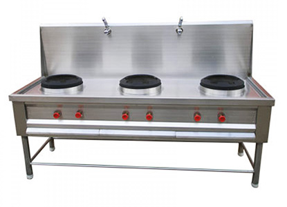 Chinese 3 Burner Cooking Range Manufacturer in Delhi