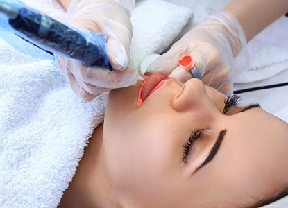 Lip Coloring Permanent or Semi Permanent Treatment in Noida