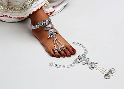 Silver Anklet Jewelry in Delhi, Silver Anklet Jewelry in Dwarka Delhi