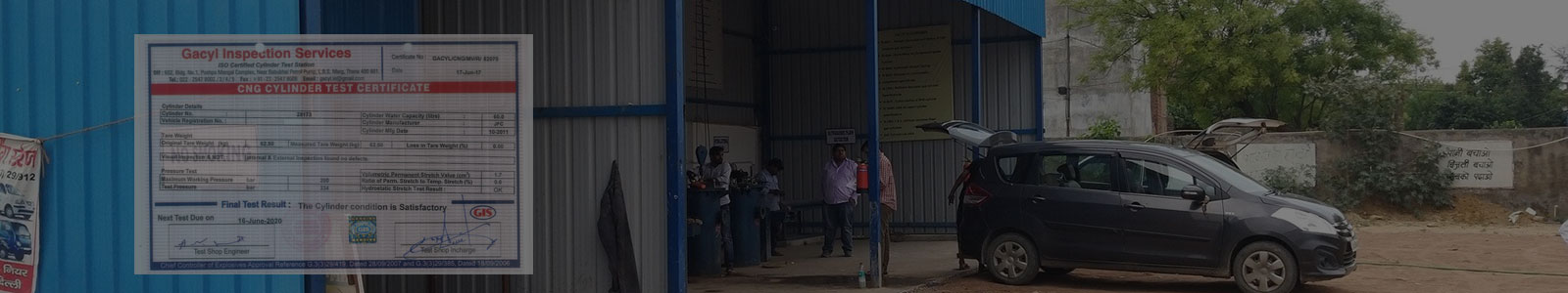 CNG Cylinder Test Certificate