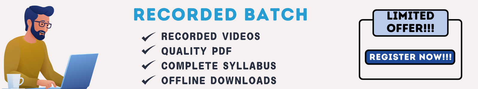 CSIR NET Mathematics Pre Recorded Video Lecture