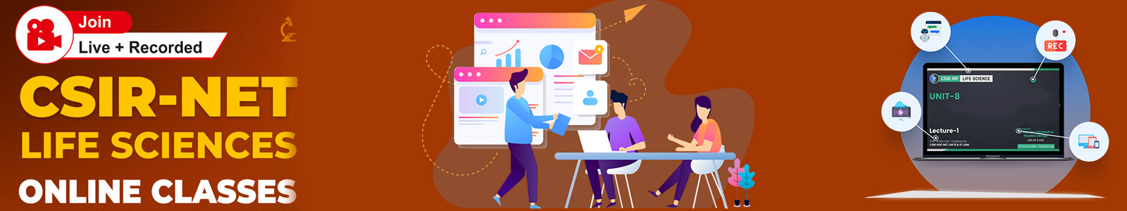 CSIR NET Life Sciences Online Live Coaching