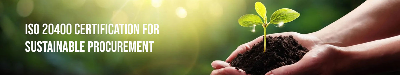 ISO 20400 Certification for Sustainable Procurement