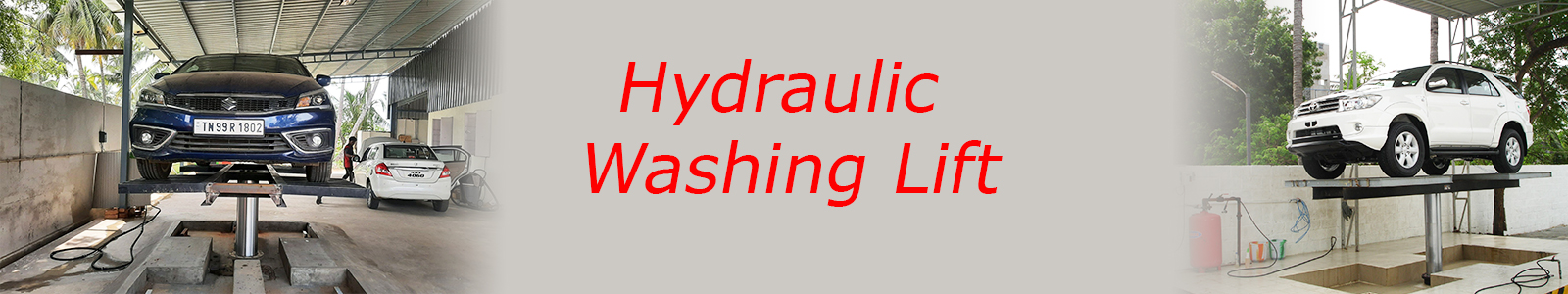 Hydraulic Washing Lift