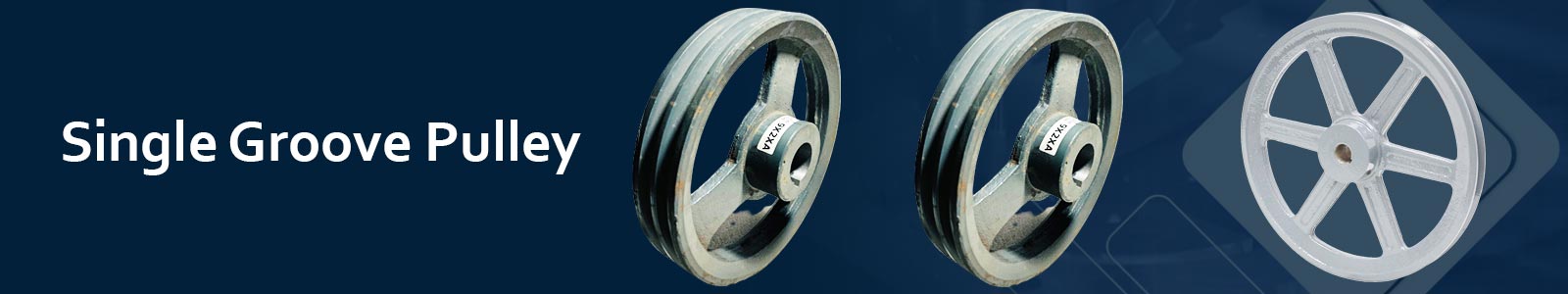 Single Groove Pulley Supplier in India