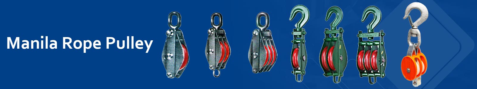 Manila Rope Pulley Supplier in India